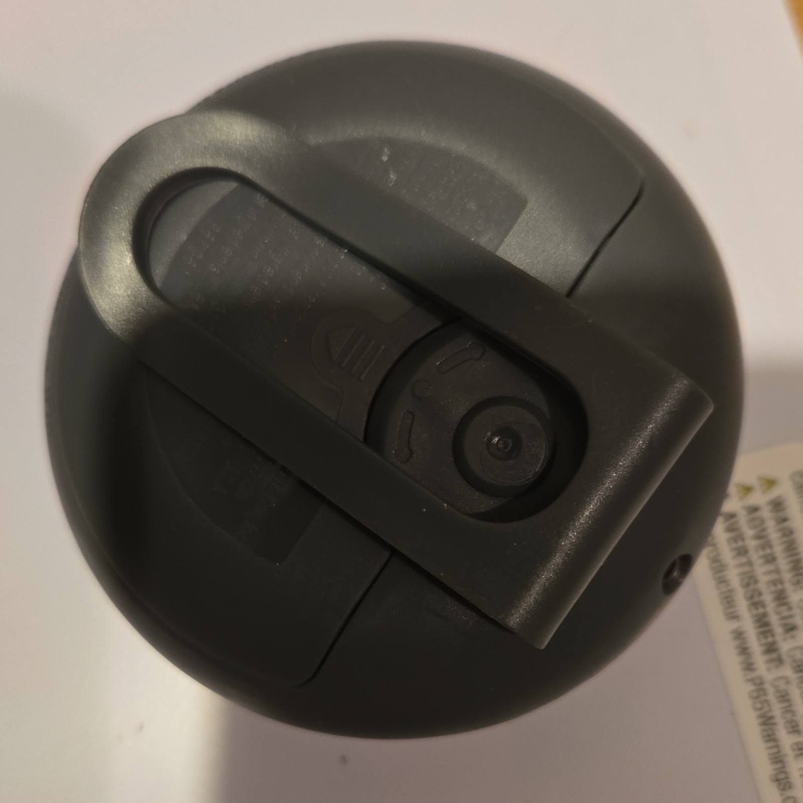 OFF! Battery-Powered Mosquito Repellent Fan, Outdoor Black Plastic Unit