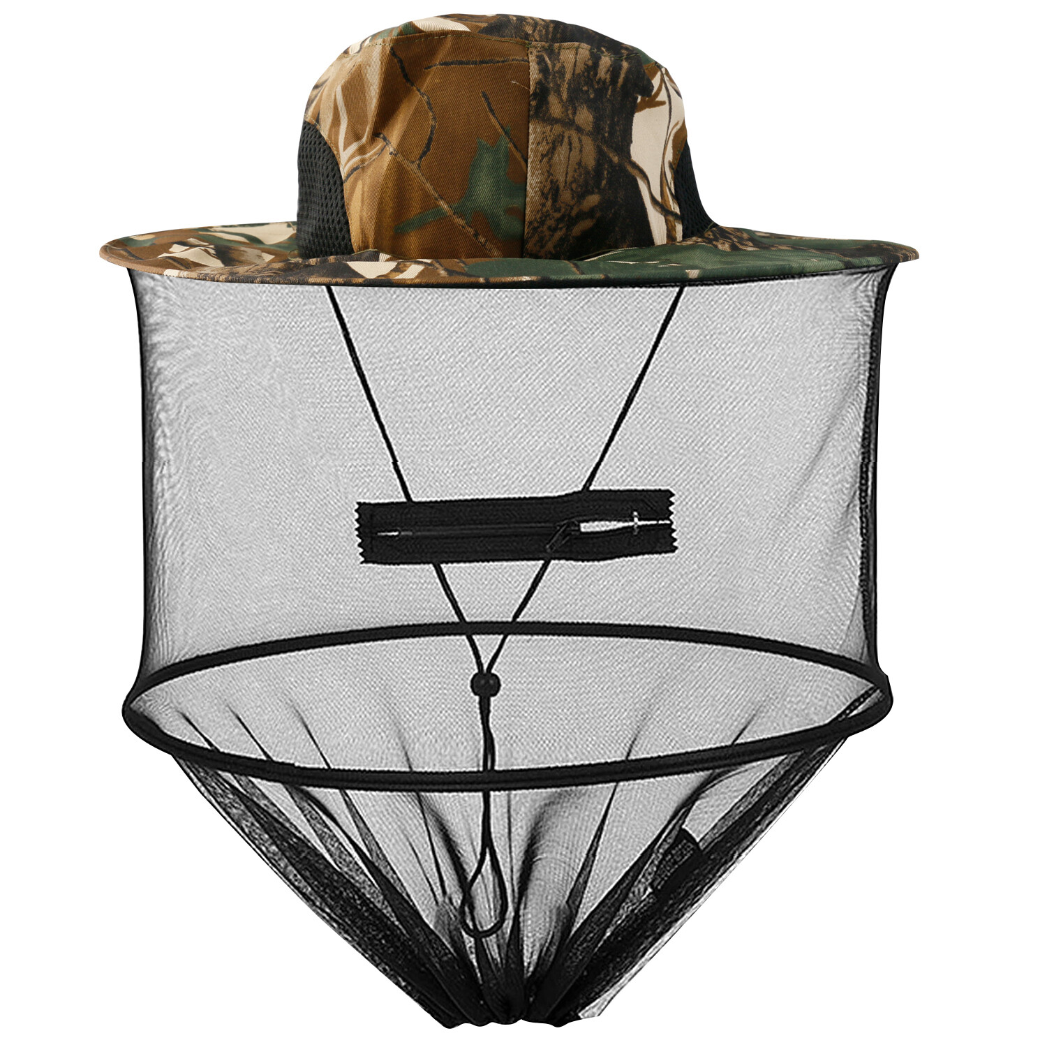 1PCS Anti-Mosquito Bug Bee Insect Head Net Hat Cap Sun Protection Fishing Hiking