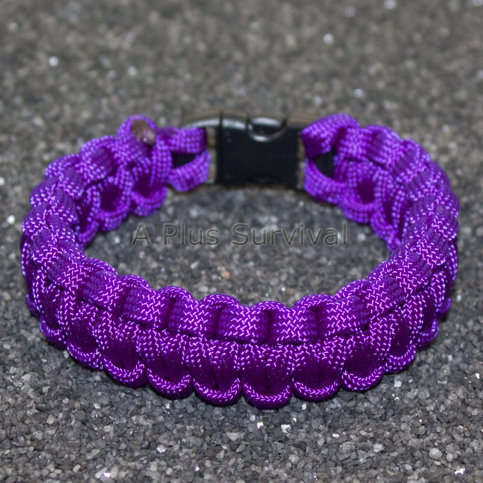 Acid Purple 550 lb Type III Paracord Survival Rope Bracelet – Made in the USA