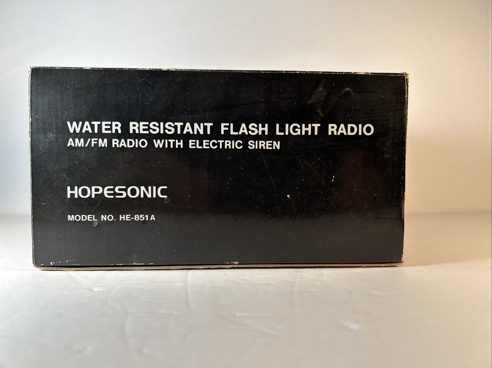 Hopesonic Am/Fm/Weather Radio W/ Flashlight And Siren Model No. HE851 A