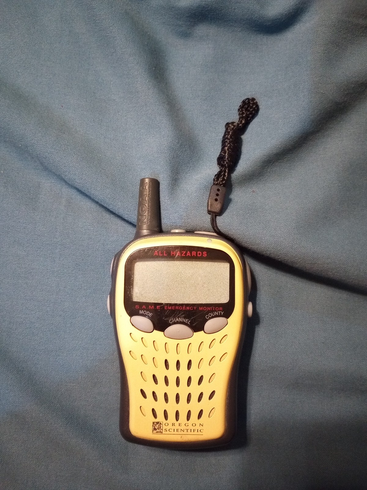 Oregon Scientific All Hazards NOAA Weather Radio Model WR102N Yellow