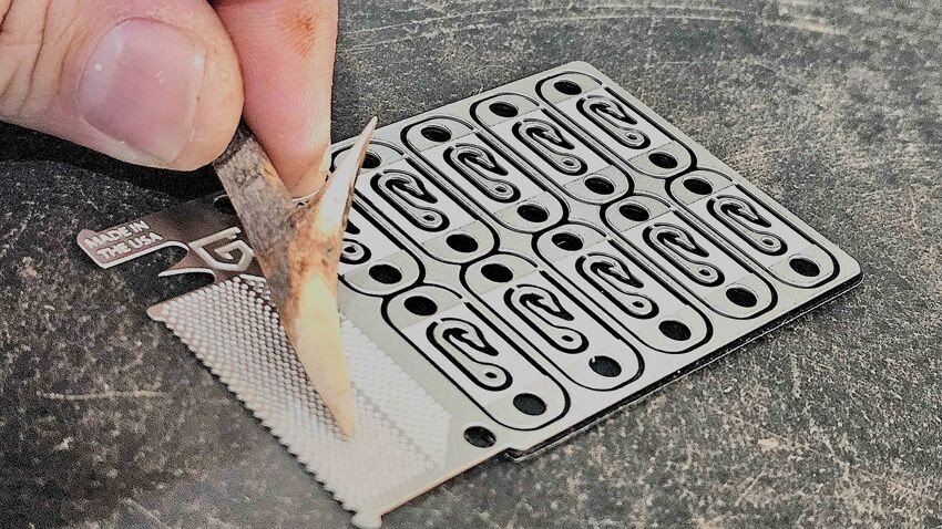 Grim Workshop Snare Card Detachable Reusable Tools Stainless Steel MADE IN USA