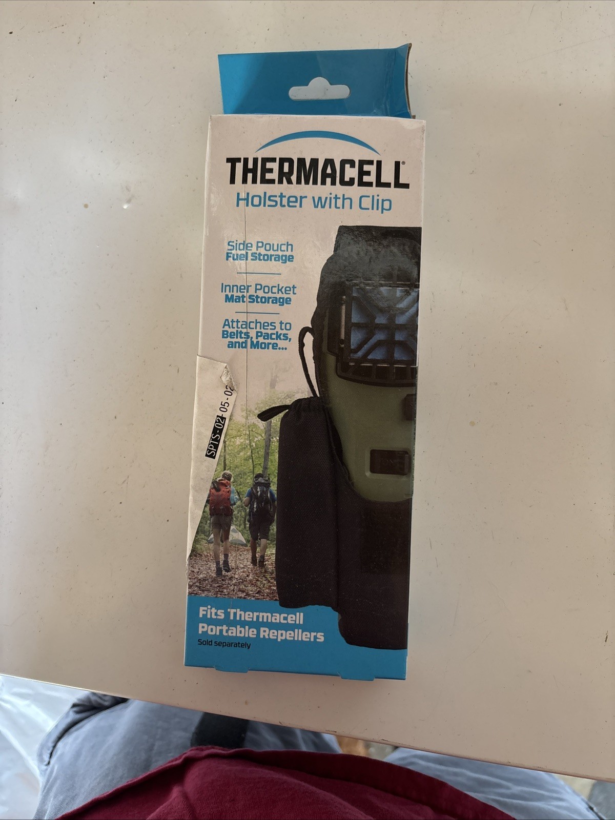 Thermacell Portable Mosquito Repellent Holster Holder W/Belt Clip & Fuel Storage