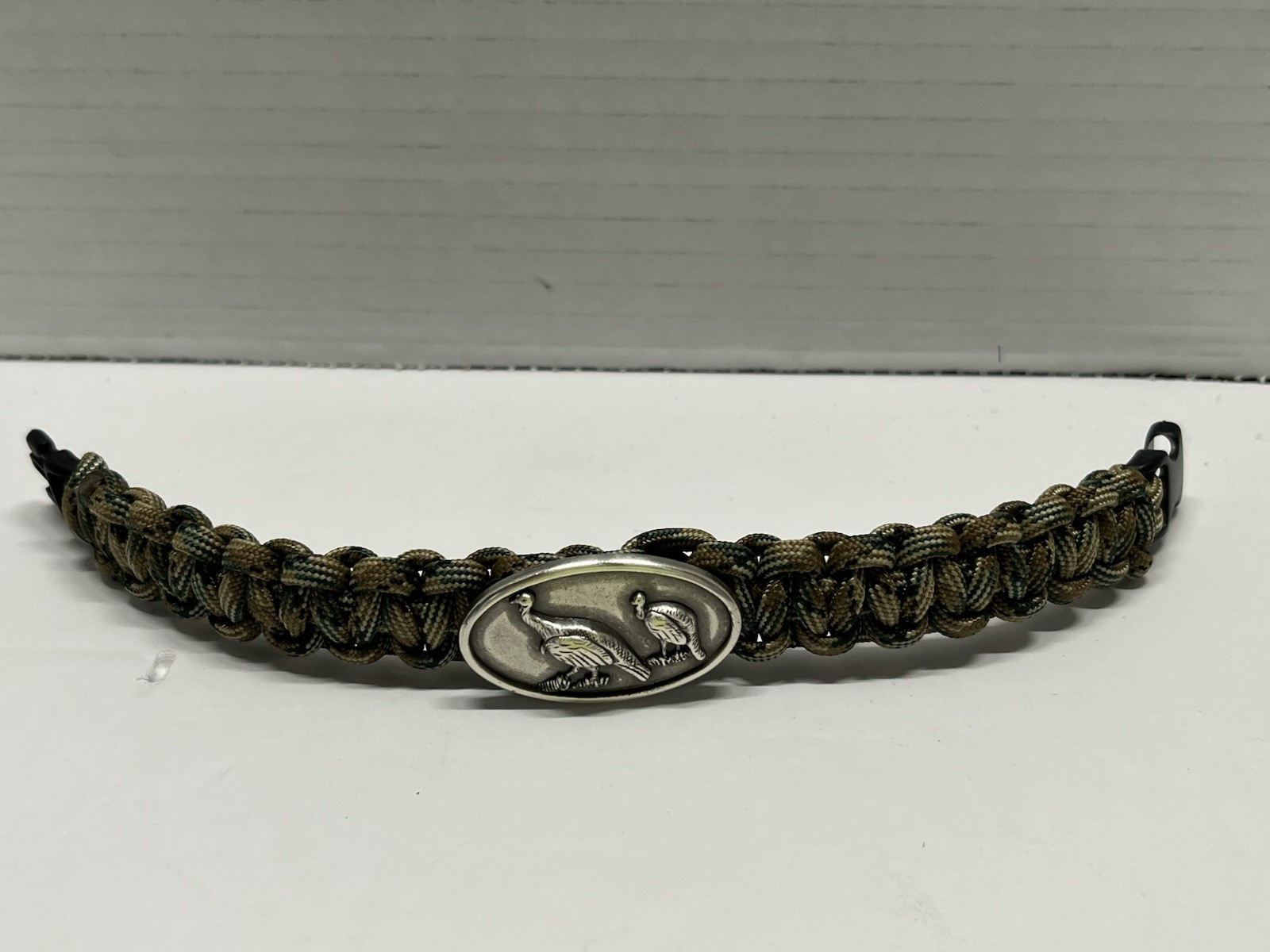 Brand New Handmade Paracord Turkey Design Wrist Band/Bracelet W/ Quick Snap