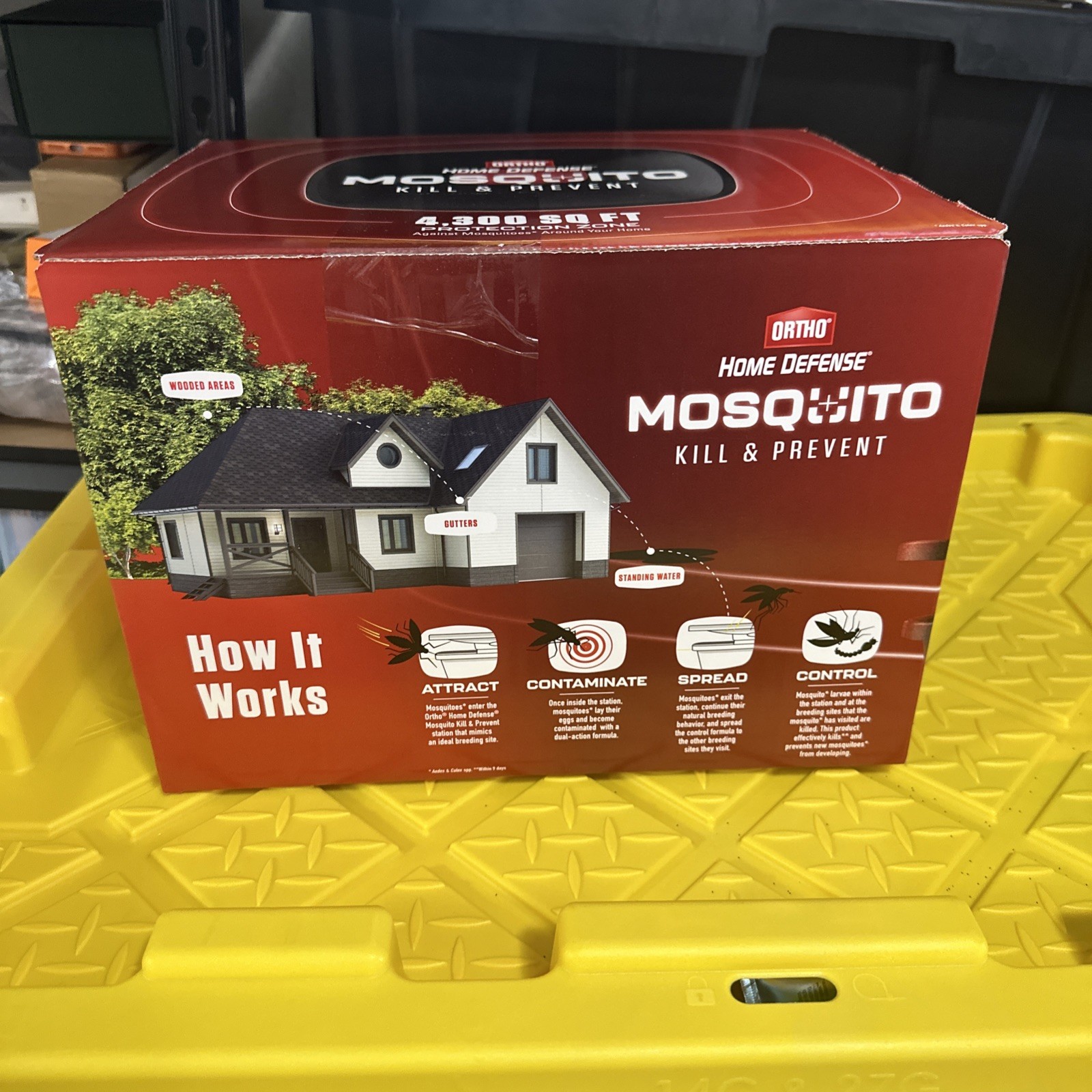 Ortho Home Defense Mosquito Preventer Controls Mosquitoes and Larvae, Silent