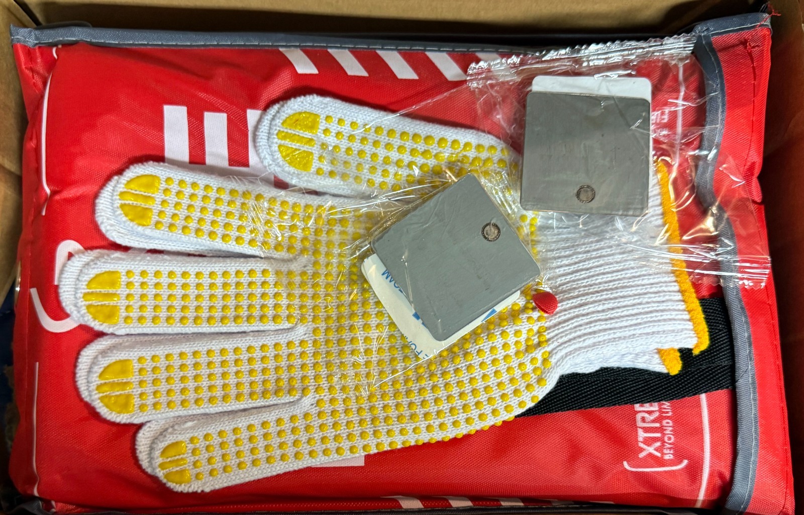 Emergency Fire Blanket 2 Pack 40” x 40”, with Gloves and Hook Single, White