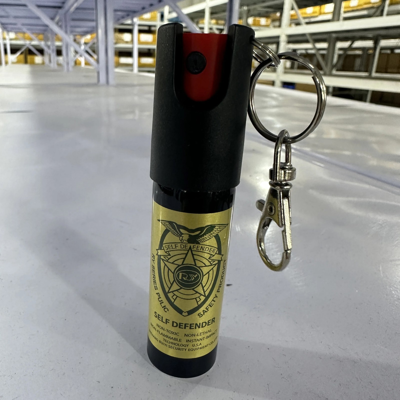 Self Defender Pepper Spray Range 12 Feet Safety Lock Personal Defense Protection
