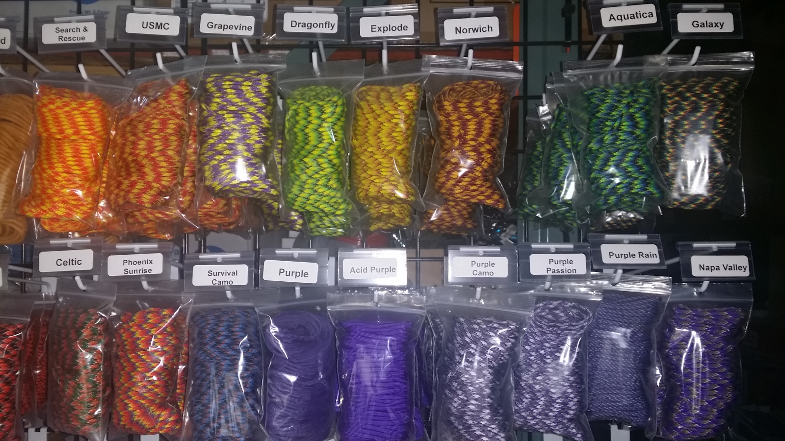Acid Purple Paracord 50 Feet 550 lb 7 Strand Emergency Survival Bracelet Rope