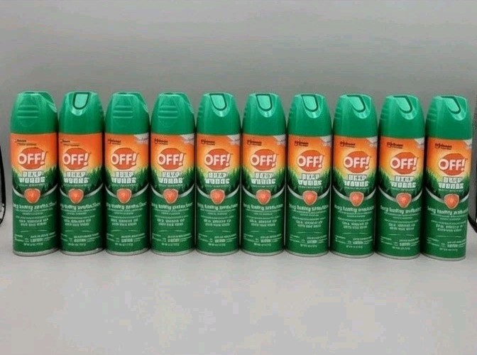 10x OFF Deep Woods Insect Repellent 25% Deet 6 Oz Each NEW Long Lasting OFF!