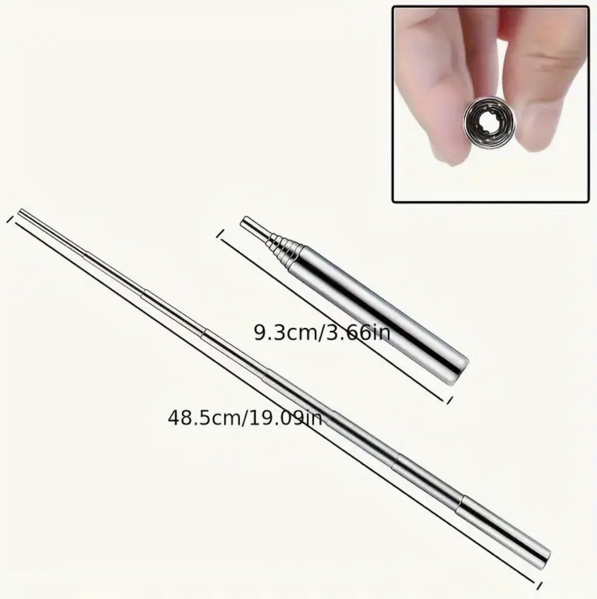 19″ Telescopic Compact Fire Starter – Ideal for Camping & Outdoors – US Seller