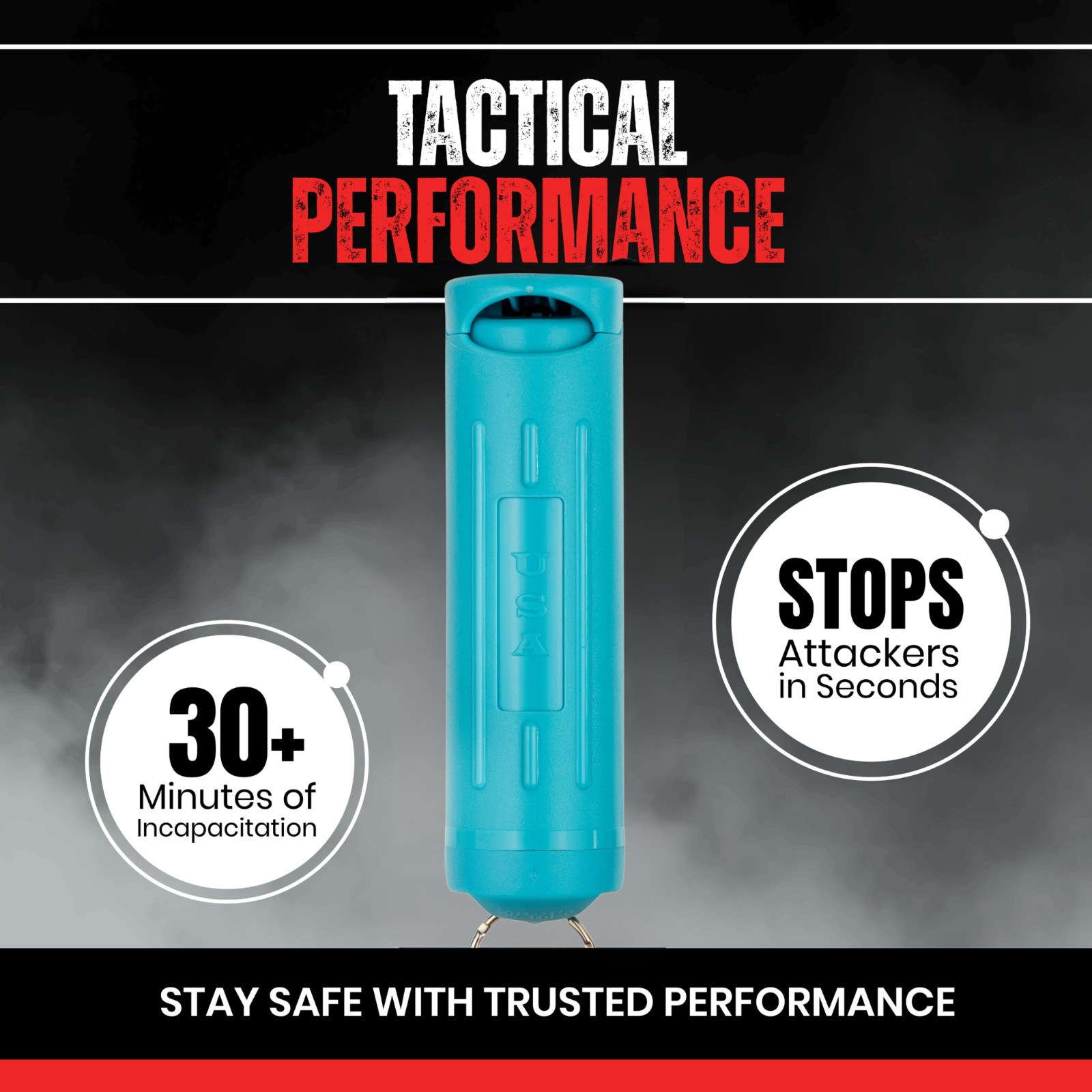 Police Magnum Pepper Spray keychain Self defense security 1/2oz Flip Top 3 PACK