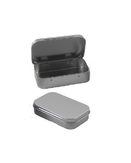 Blank Altoids Type Metal Tin Box Pocket Survival Kit Container Crafts Hinged Can