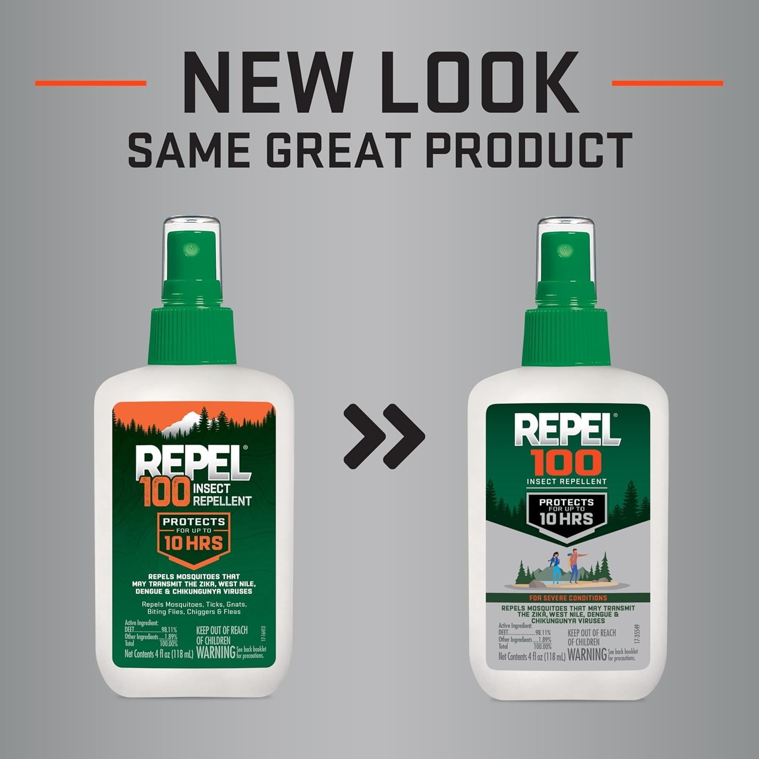 Repel 100 Mosquito and Insect Repellent, 4 Ounces, With DEET, 10-Hour Protection