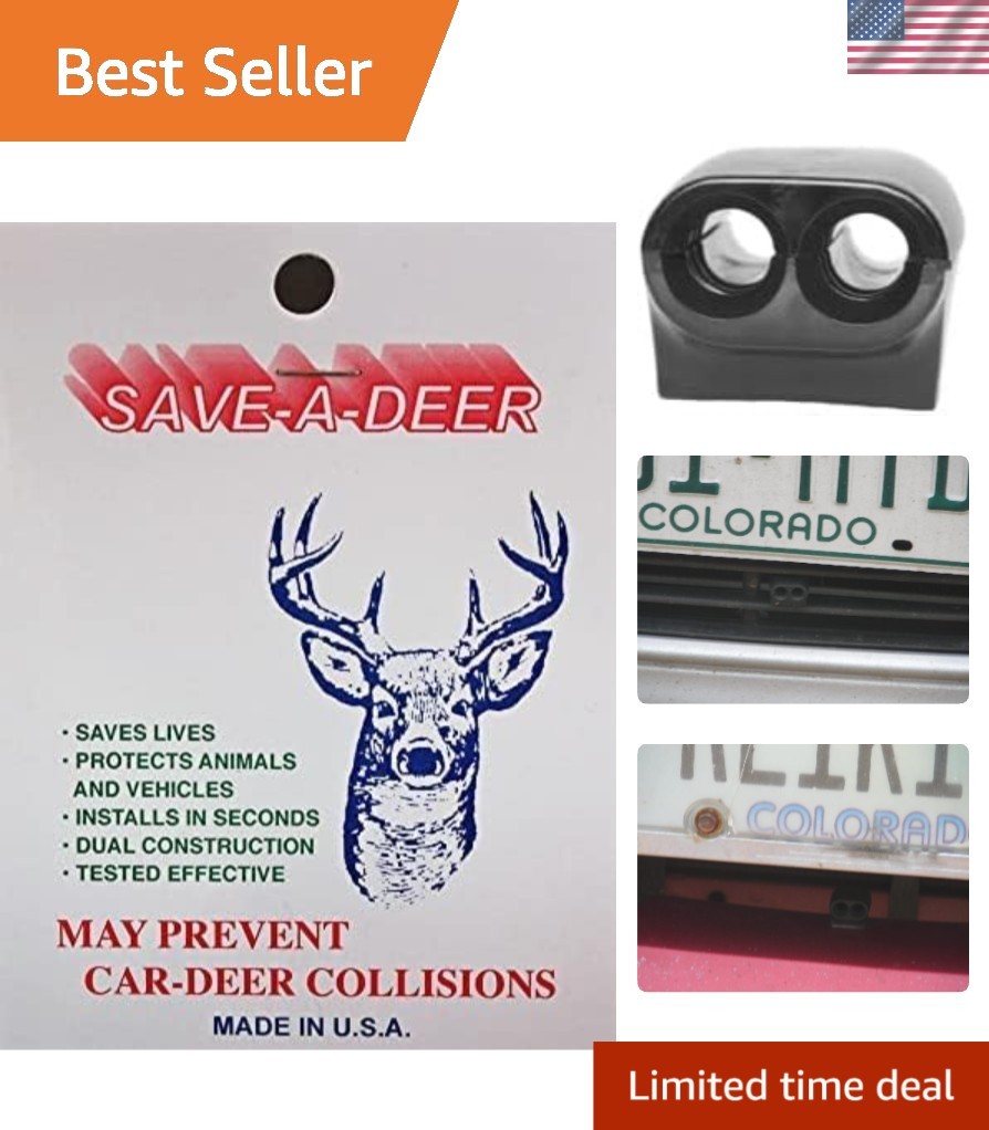 Single Unit Save-A-Deer Whistle: Effective Animal Alert for Collision Prevention