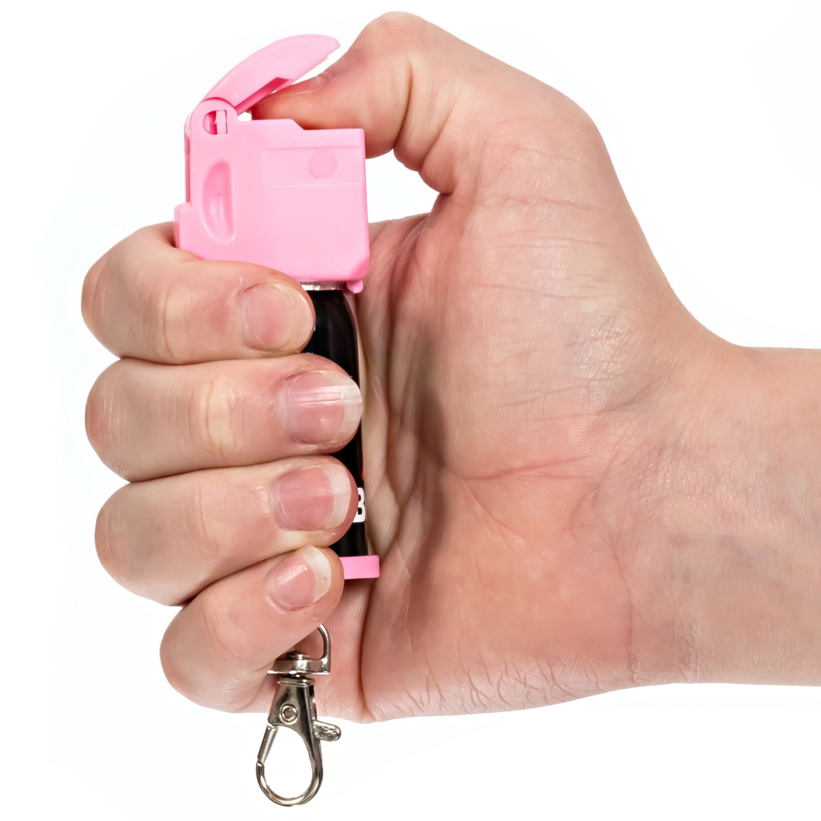 Pepper Spray for Women’s Self-Defense: 2-Pack BURN 1/2oz Pink Security Keychain
