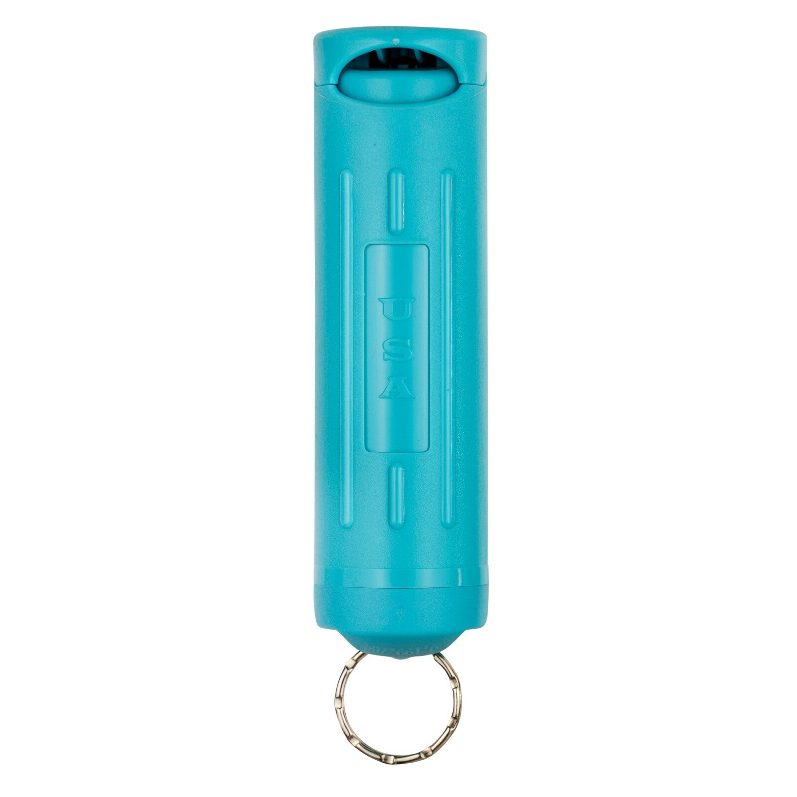 POLICE MAGNUM Keychain Pepper Spray Self Defense .50oz Teal 1 Pack Flip Top