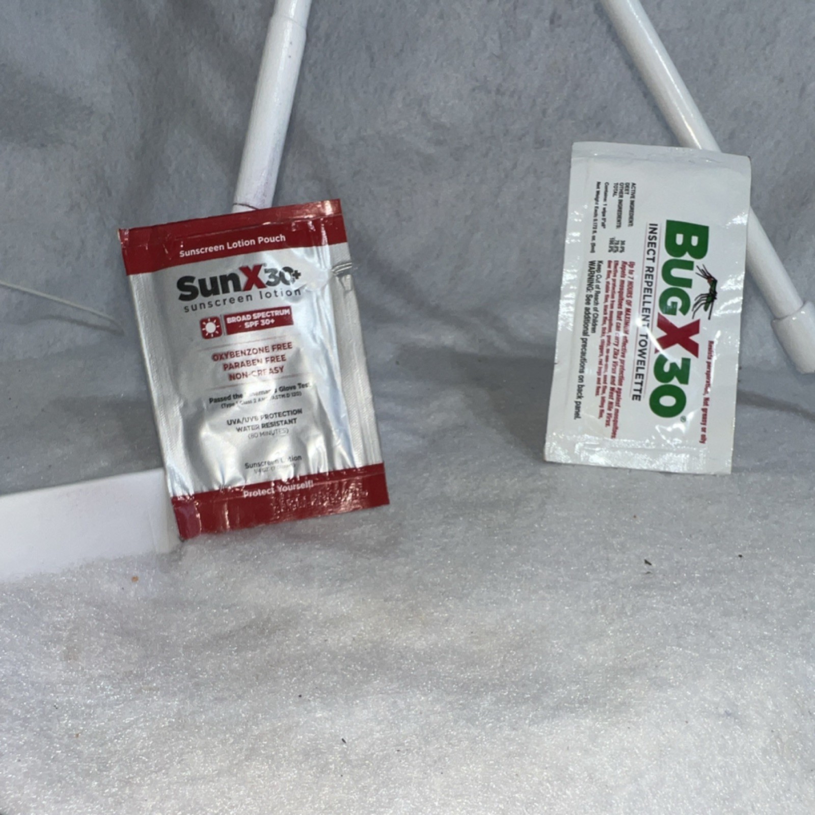 BugX30 Insect Repellent Bug & Fly 7 Hrs Protection & SPF 30 Sunscreen samples