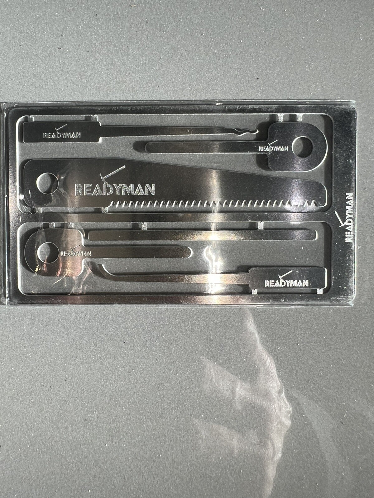 New READYMAN Wilderness Survival Card 3 3/4″ x 2 1/4″