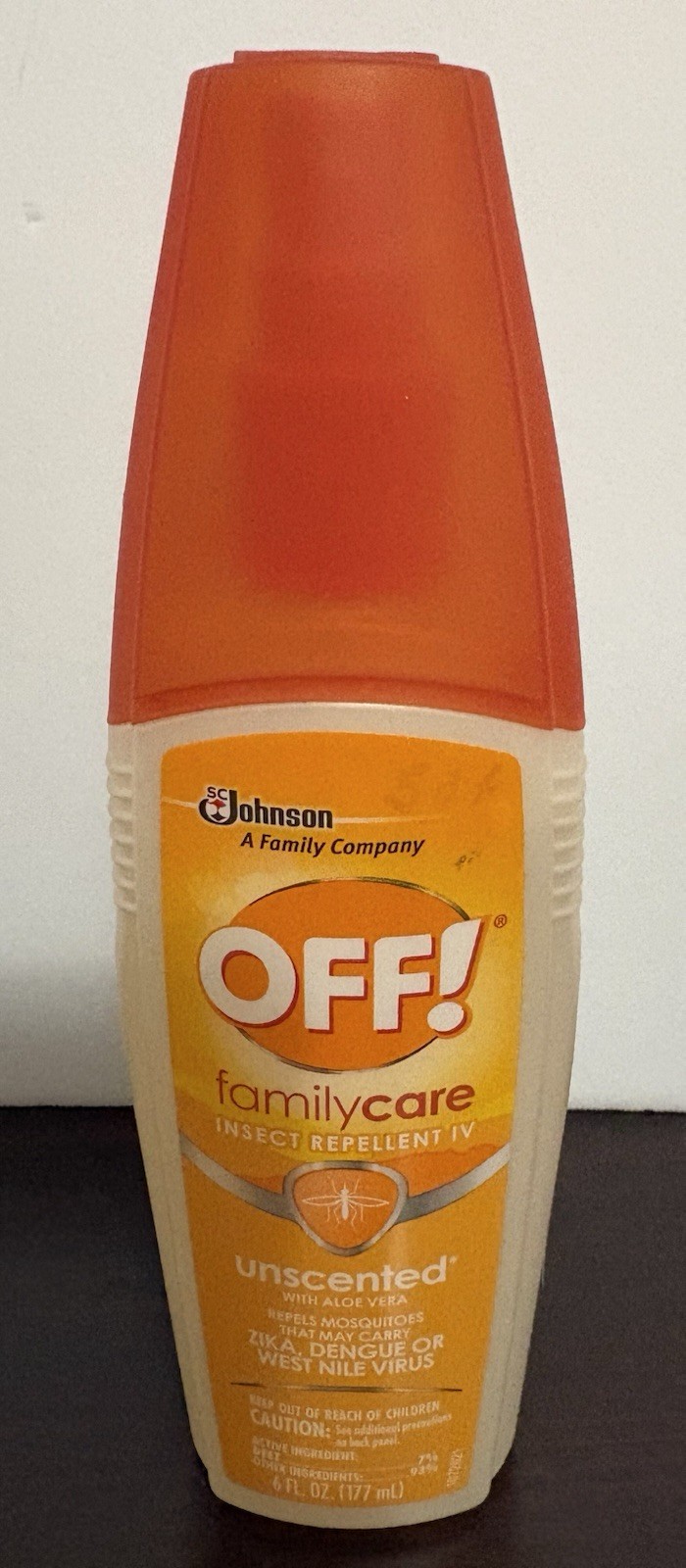 Lot Of 2 Family Care Insect Repellent III IV Unscented & Tropical Fresh 6 Fl Oz