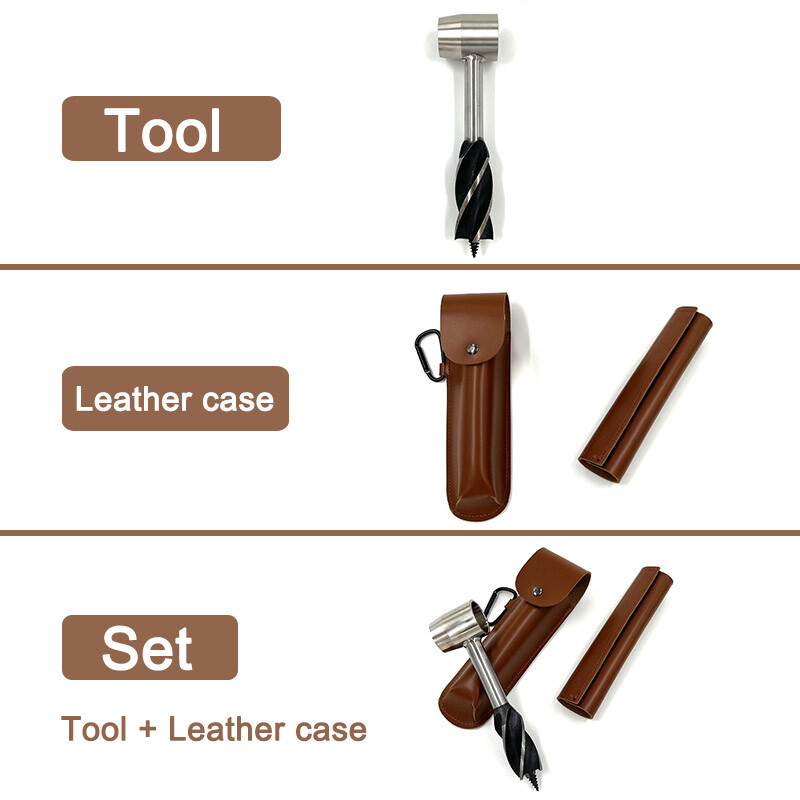 Auger Wrench Outdoor Hand Drill Survival Gear Tool Jungle Camping Bushcraft Kits