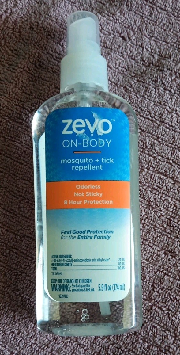 Zevo On Body Mosquito and Tick Repellent Bug Spray Pump Spray (YY14)