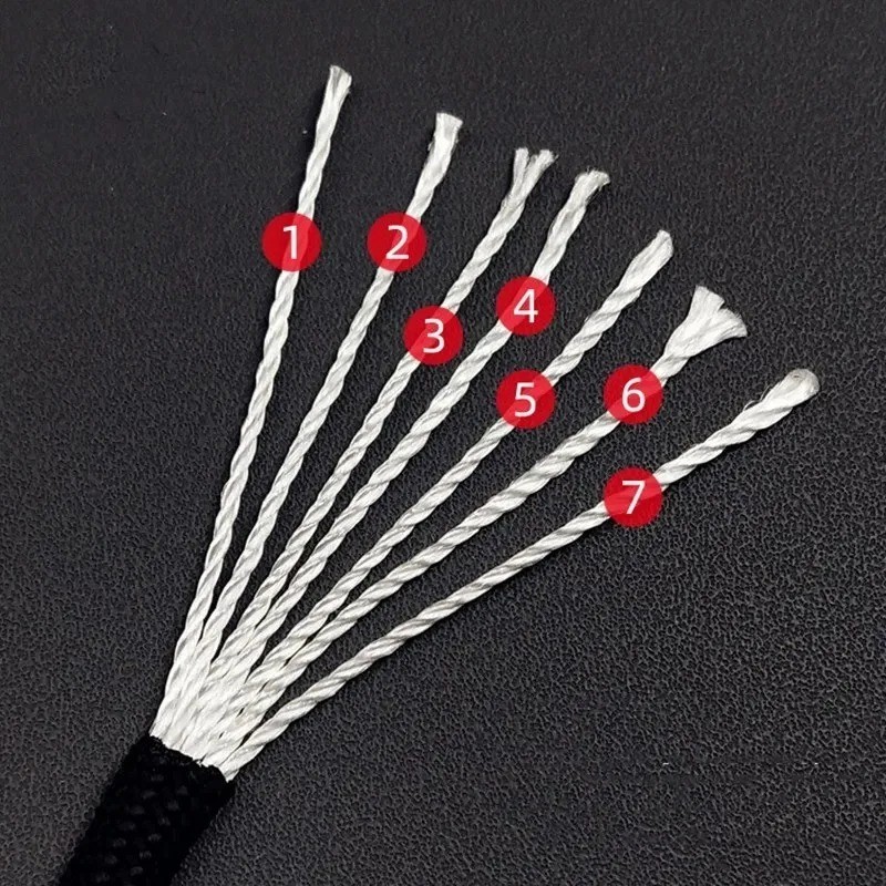 550 Paracord Rope 7-Core 4mm Survival Lanyard for Outdoor Camping Hiking Tent