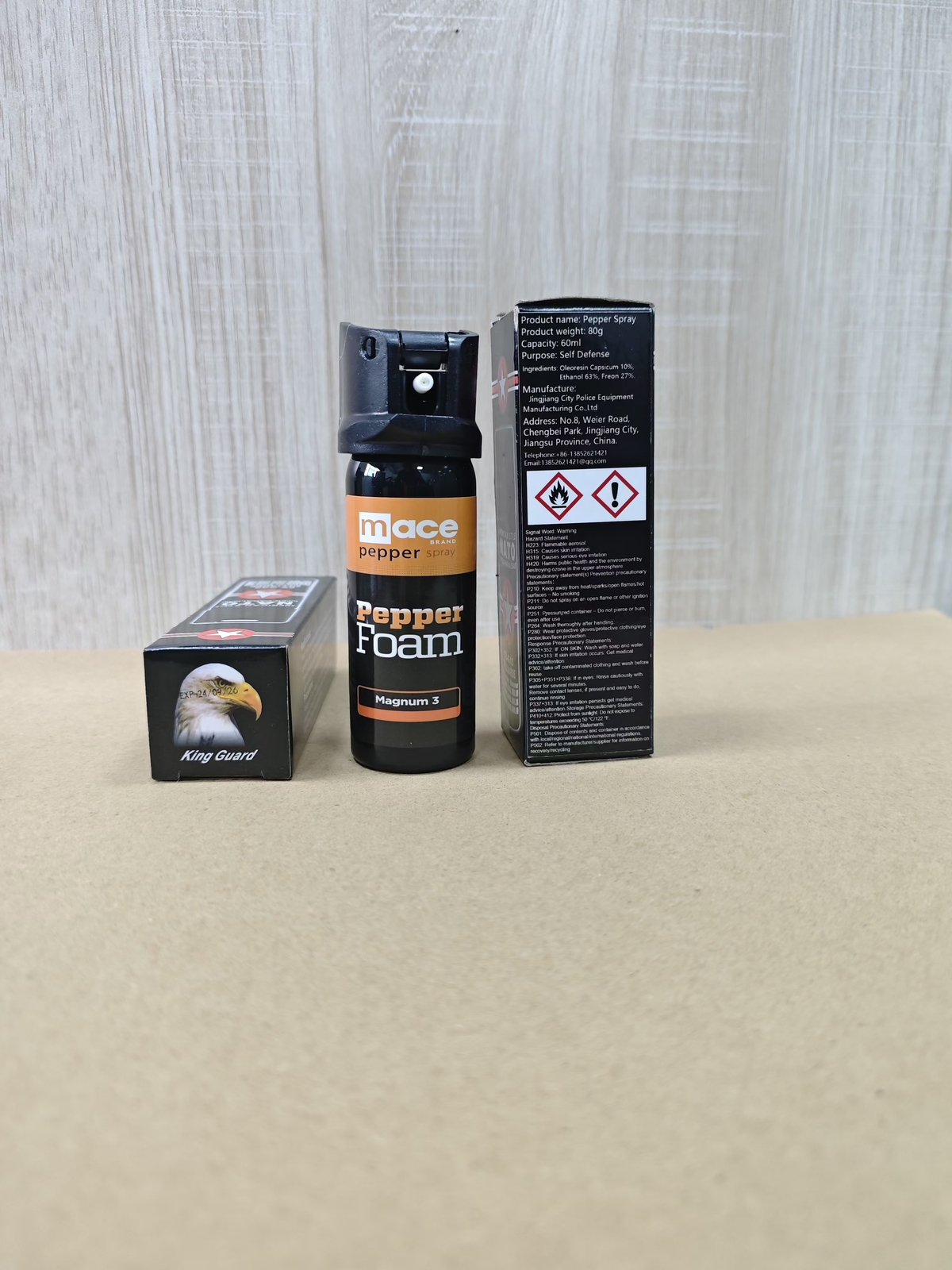 4 Pack Magnum 3 Pepper Foam – Self Defense Pepper Spray 2 fl oz