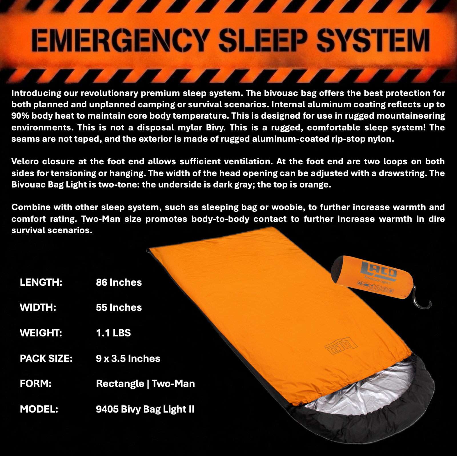 Emergency Survival Kit / Bug Out Bag / Tactical Backpack