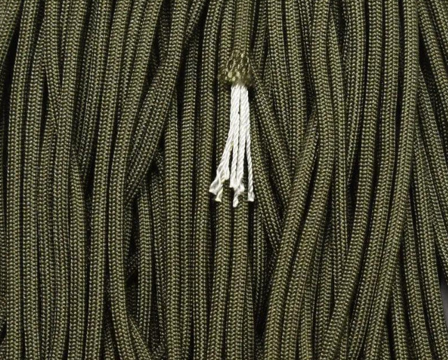 Pathfinder Paracord Green 550 Pounds of Strength. 100 Feet 7-Strand Core Cordage