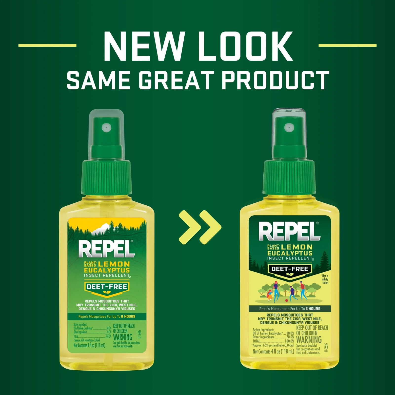 Repel Plant-Based Lemon Eucalyptus Insect Repellent, Mosquito Repellent, Pump Sp