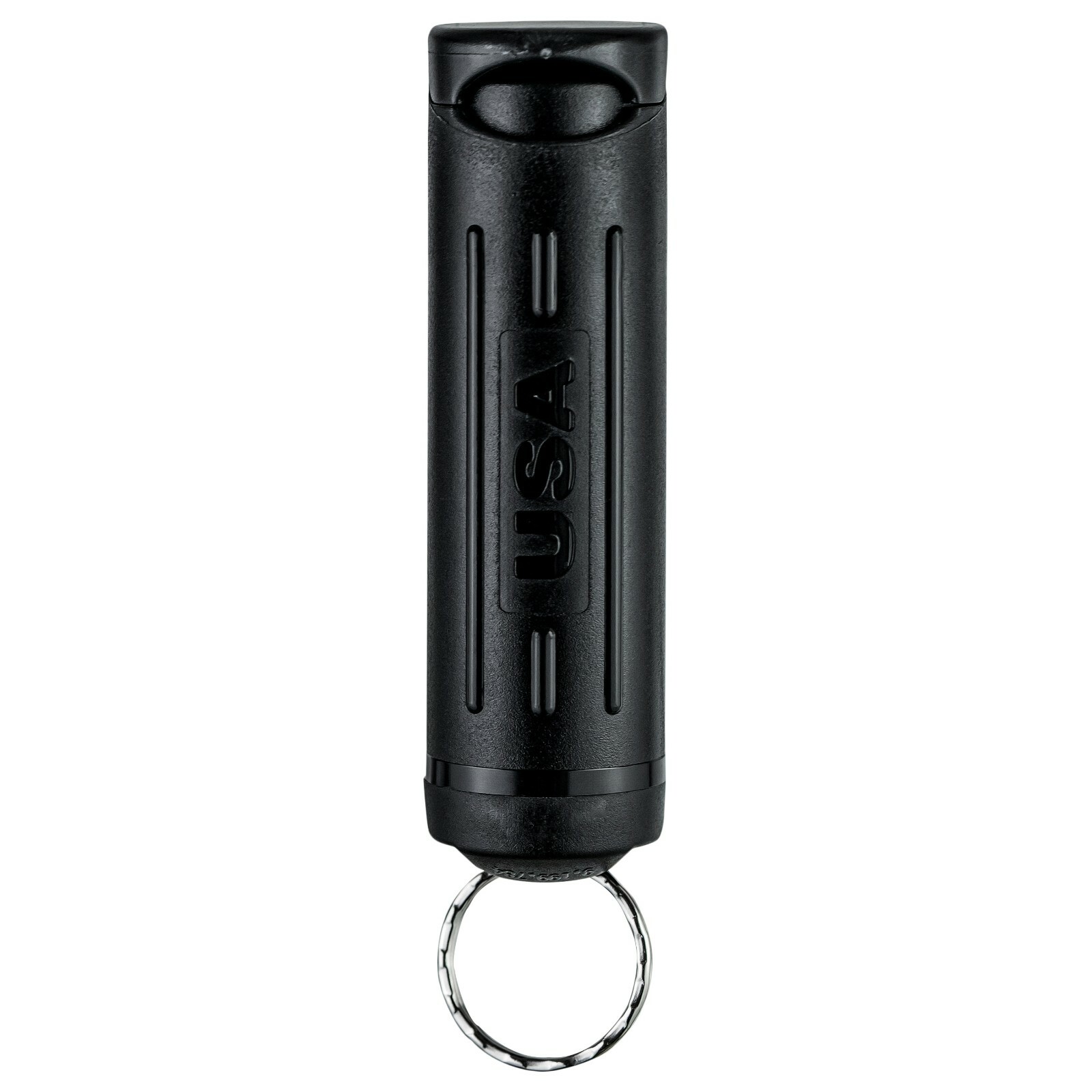 Police Magnum pepper spray .50oz black flip top keychain self defense protection