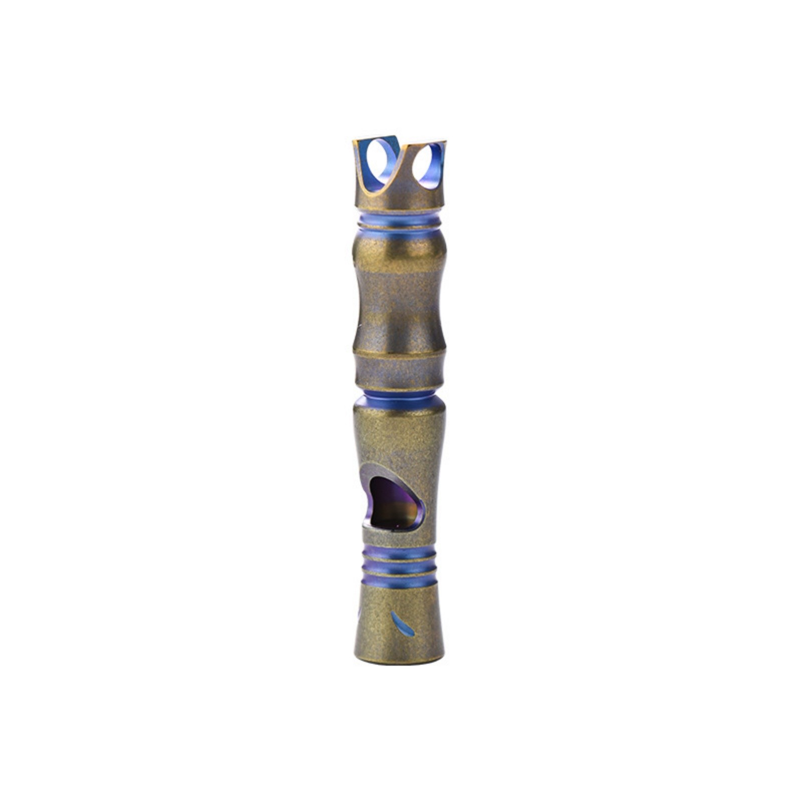 Titanium Alloy Single Tube Whistle EDC Outdoor Survival Tool Wateproof