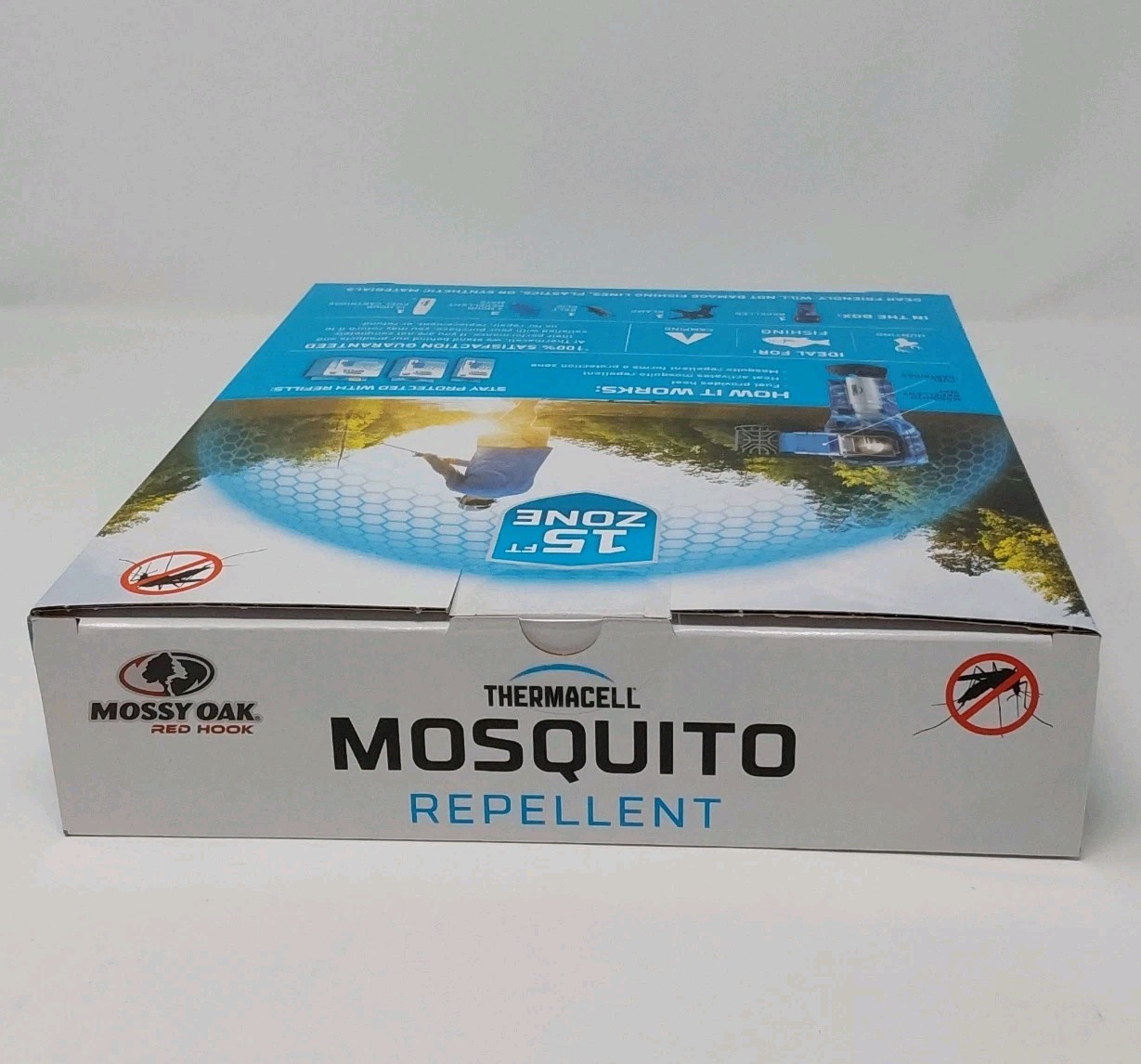 Thermacell MR300 Mosquito Repellent Mossy Oak Clamp 15ft Zone New