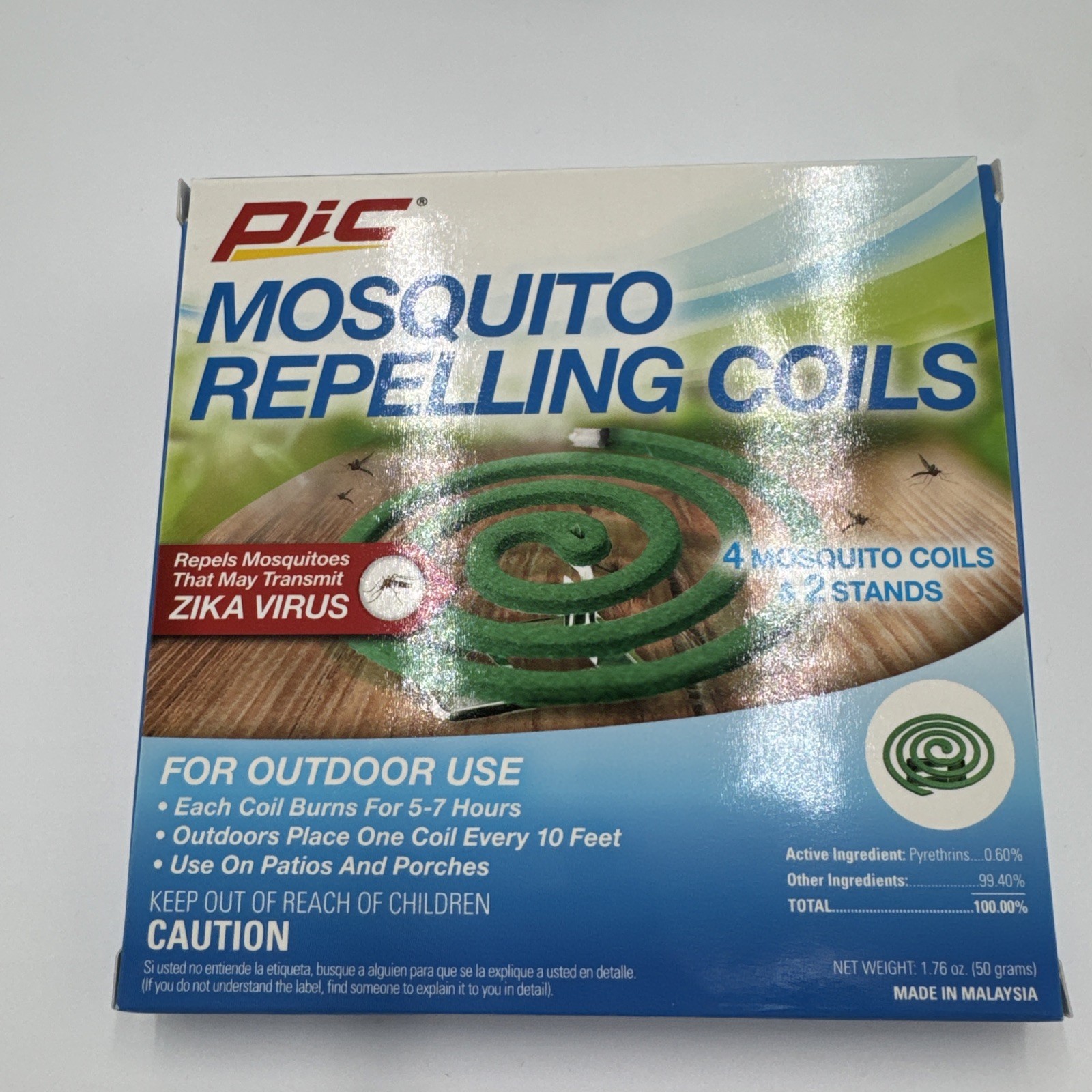 PIC Mosquito Repelling Coils Outdoor Use 4pk Lot of 10 New