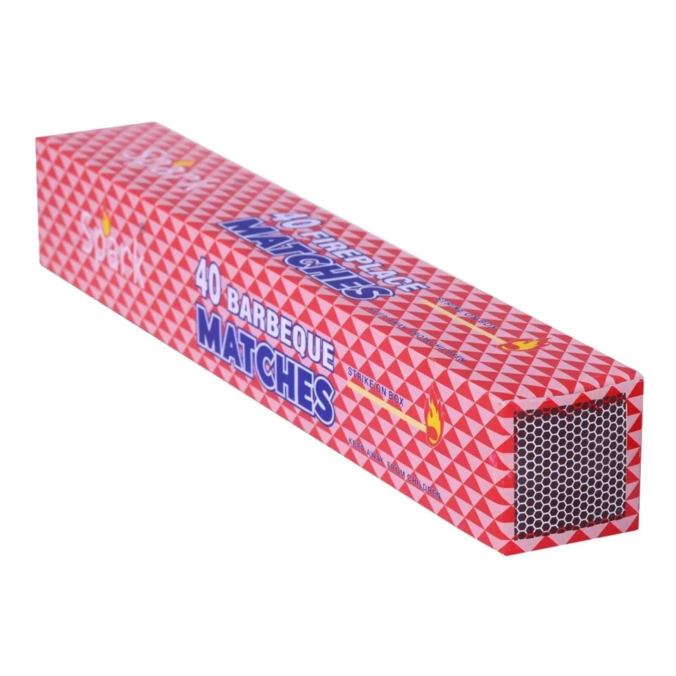Fireplace Matches, 11″ Long, Box of 40