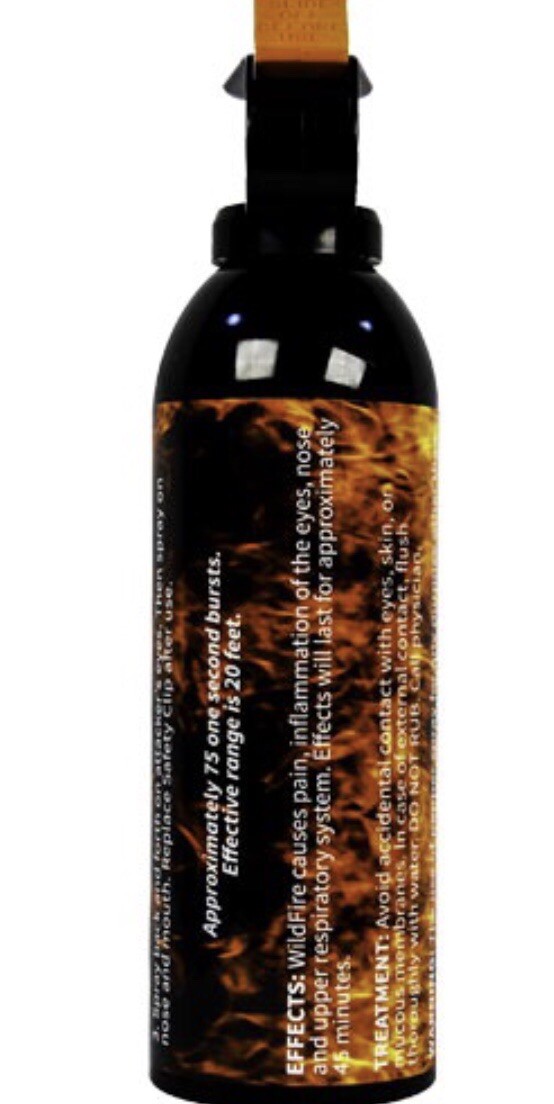 USA WildFire POLICE 16oz Pepper Spray FIREMASTER Fogger Self Home Defense 1 LB