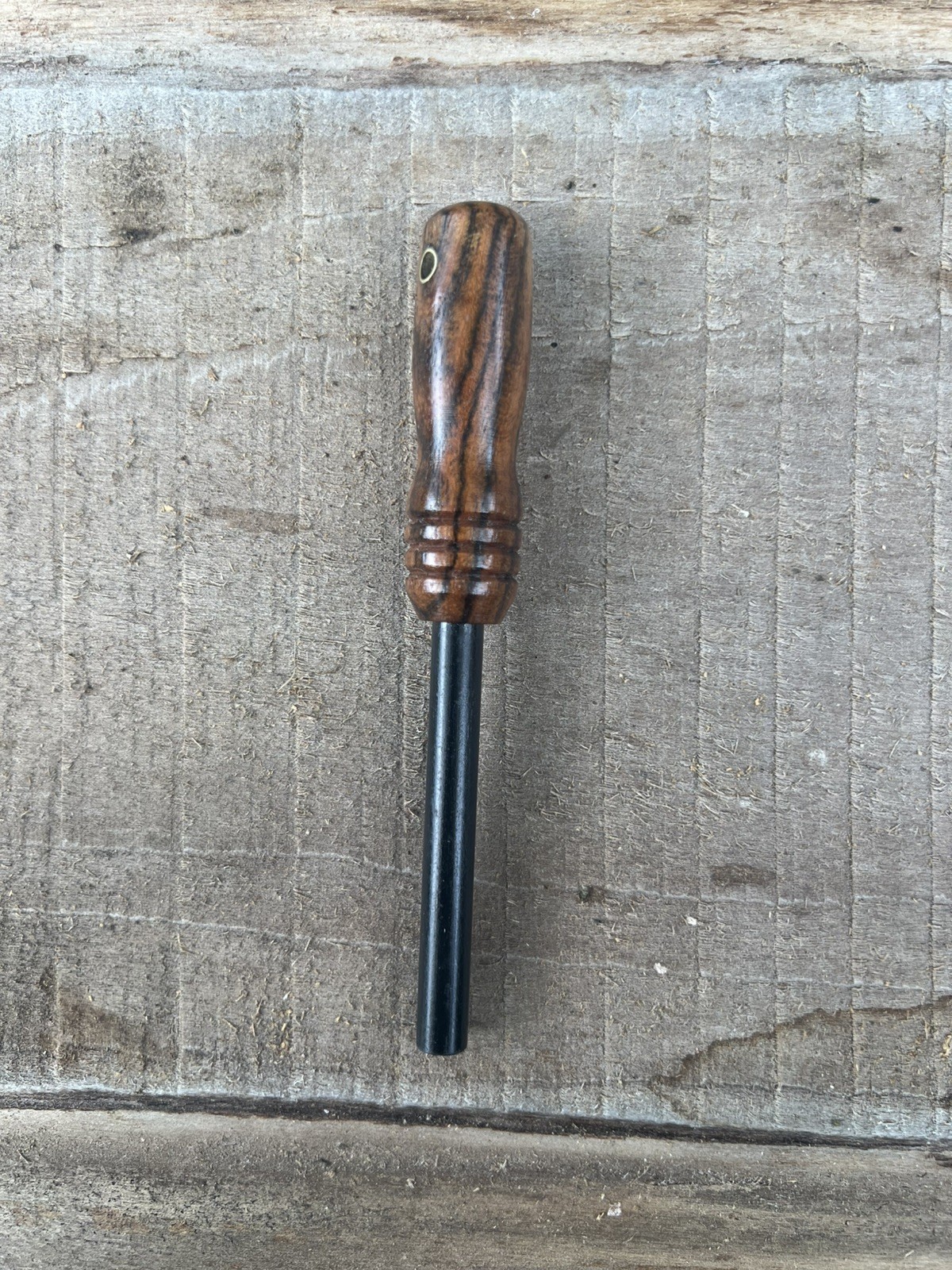 5/16 Ferro Rod Ferrocerium Firesteel Fire Striker Bocote Handle Bushcraft Ferro