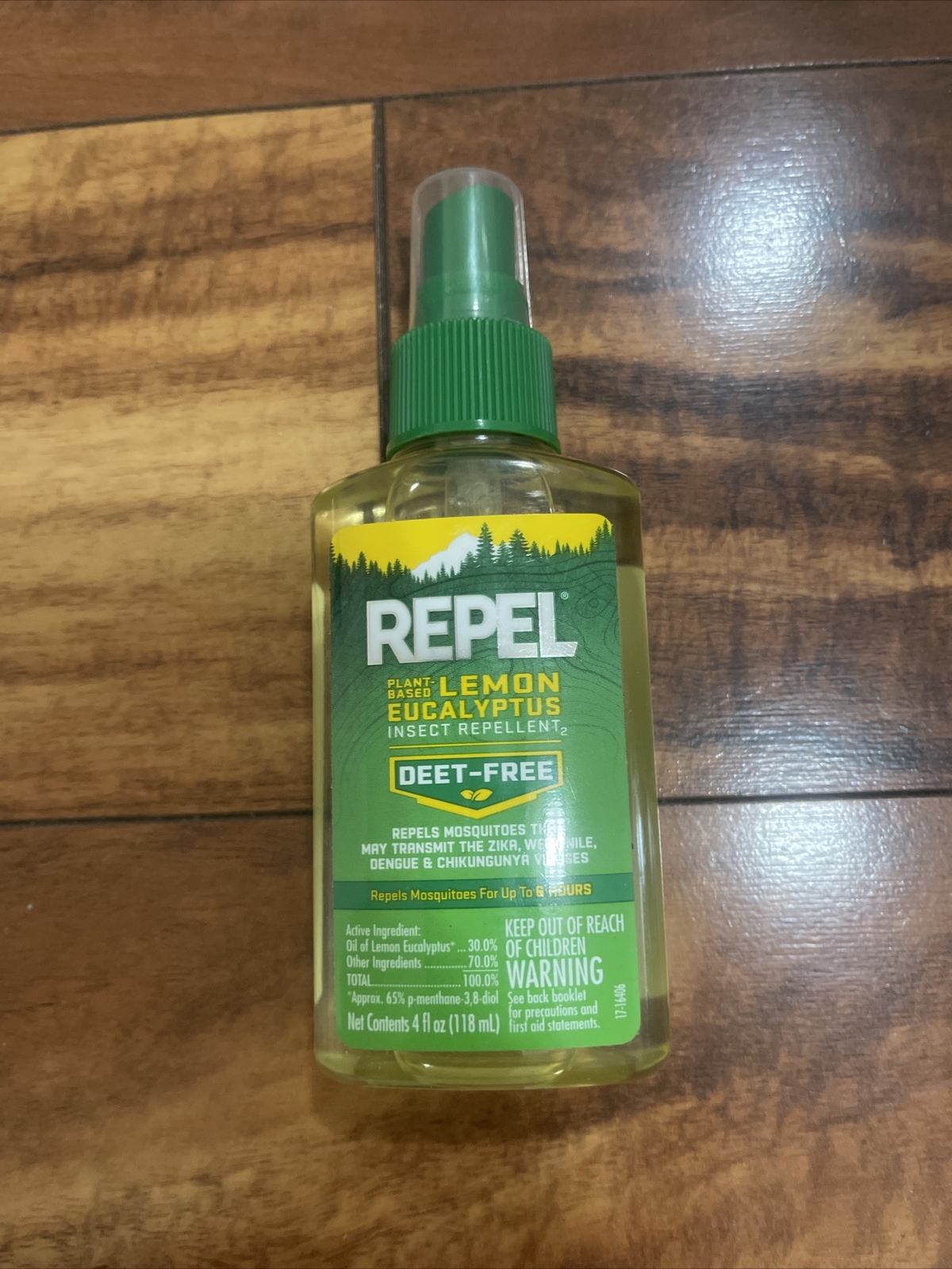 Repel Plant-Based Lemon Eucalyptus Insect Repellent, 4 Ounces