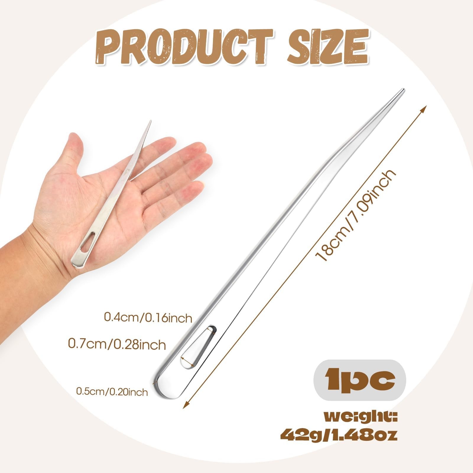 Stainless Steel Marlin Spike and Paracord Needle Tool, Rope Pusher and Splici…
