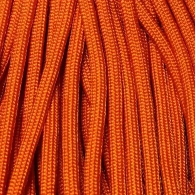550 Paracord International Orange Mil Spec (Type III MIL-C-5040H) 10 FT USA MADE