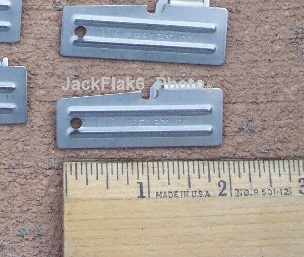Military Original Shelby Co P51 & P38 10 Each GI Can Opener Stainless Free Ship