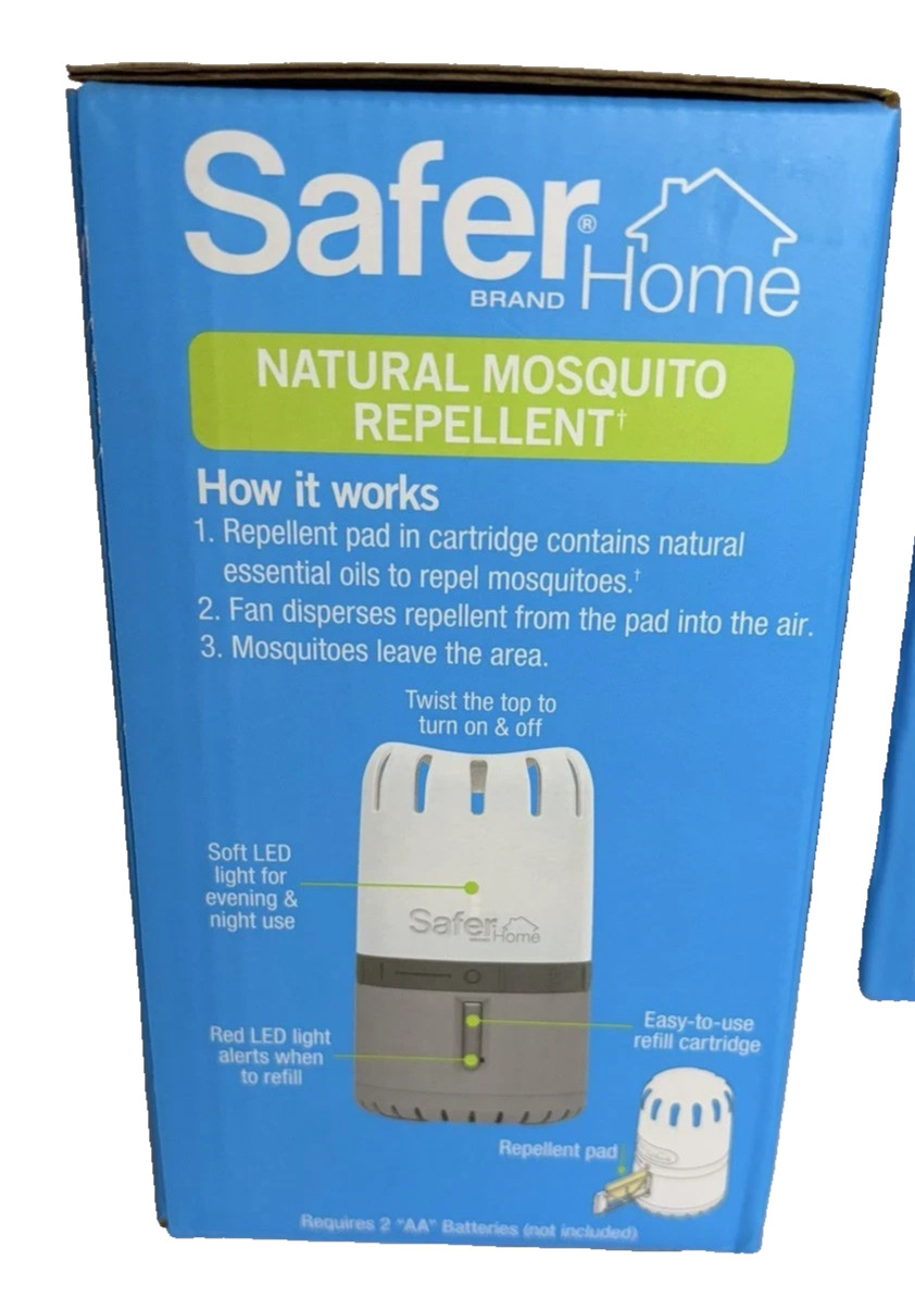 2 PACK Safer Home SH1200 Indoor/Outdoor Mosquito Repellent Lantern (BRAND NEW)