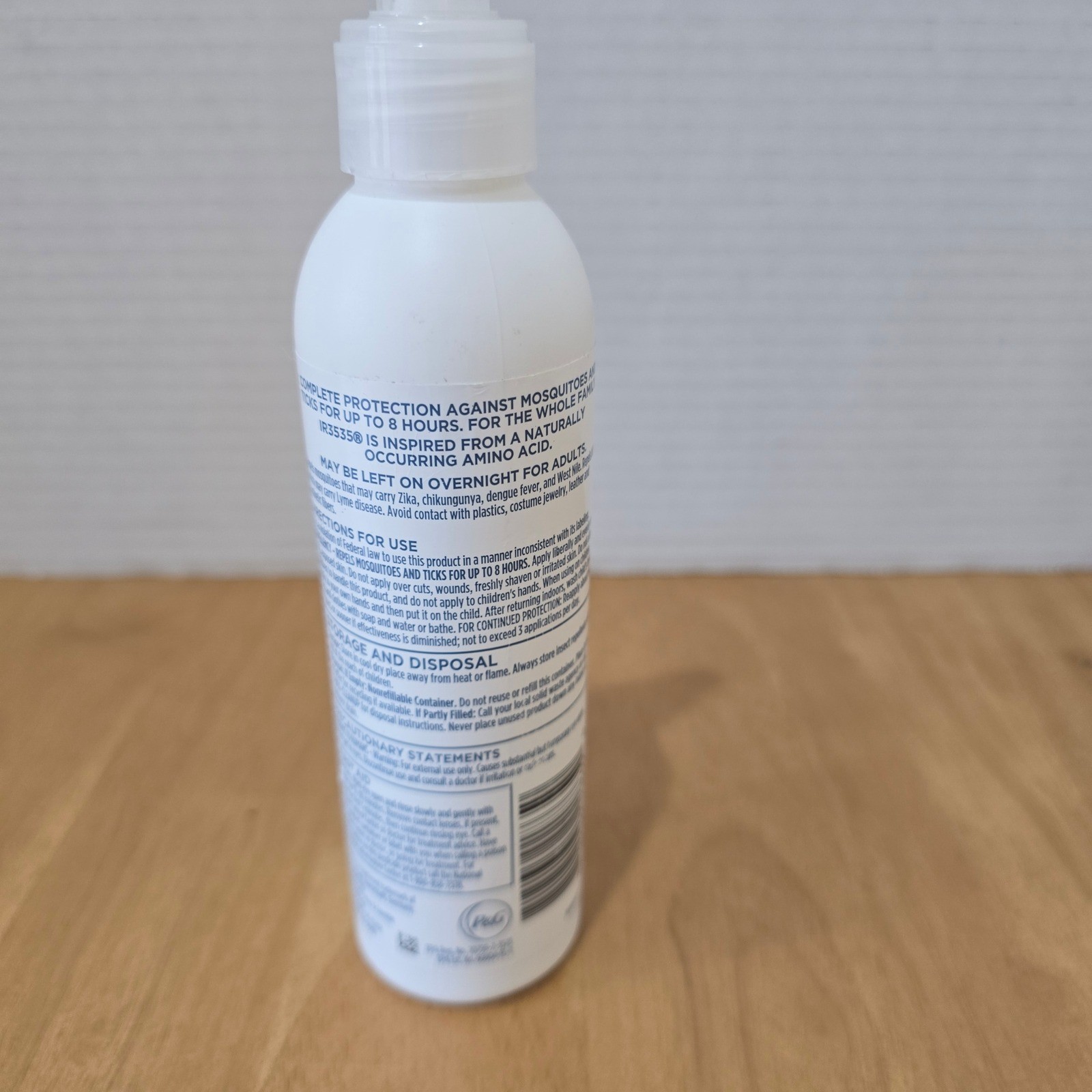 Zevo On-Body Mosquito Tick Repellent Lotion Odorless Not Sticky 5.8 fl oz