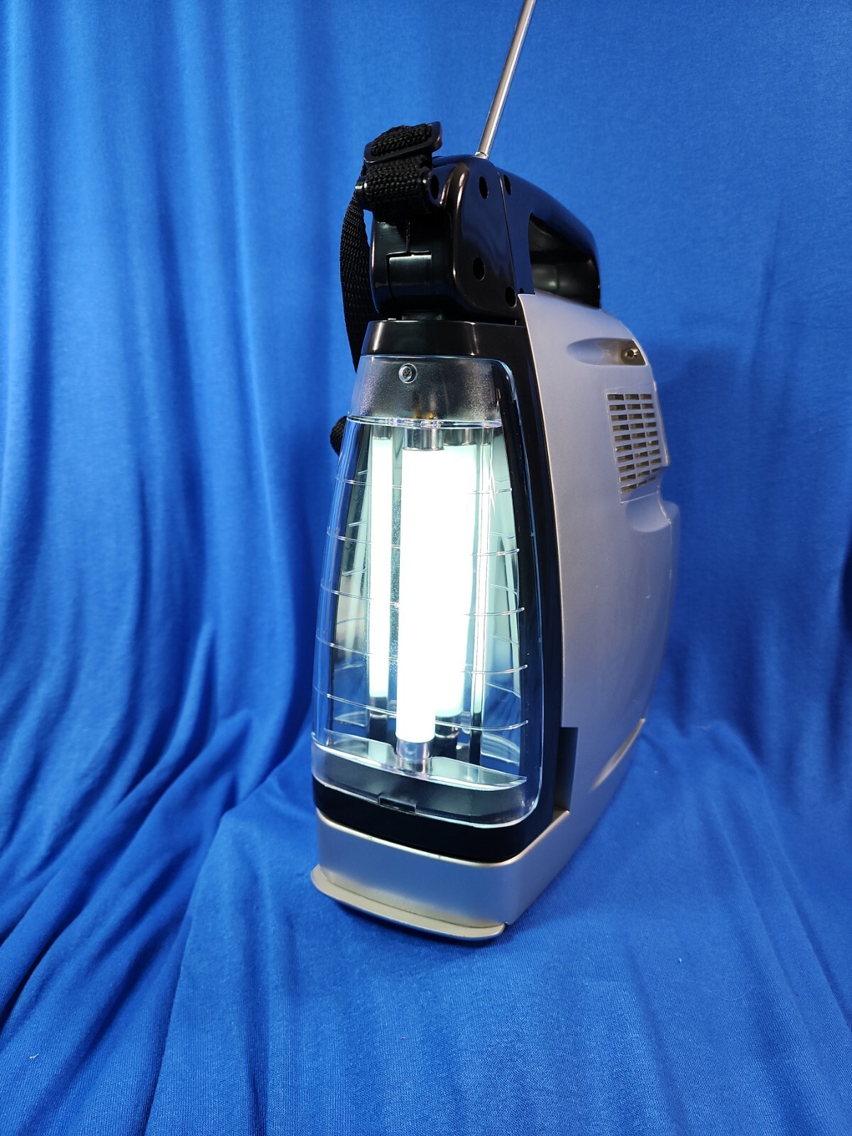 Multi-Function TV Radio Lantern Flashlight Siren Camping Survival Car Battery