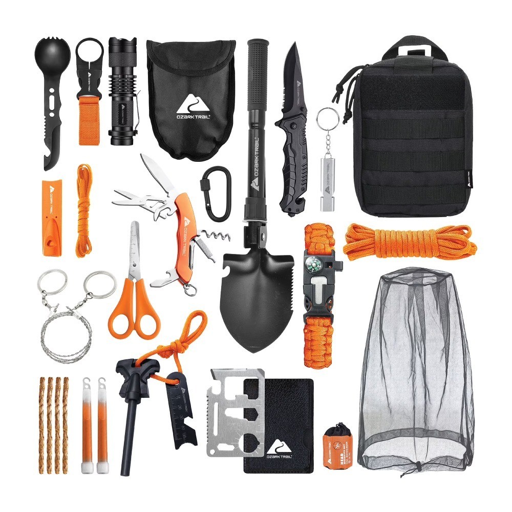 Outdoor Survival Kit, 21 Pieces