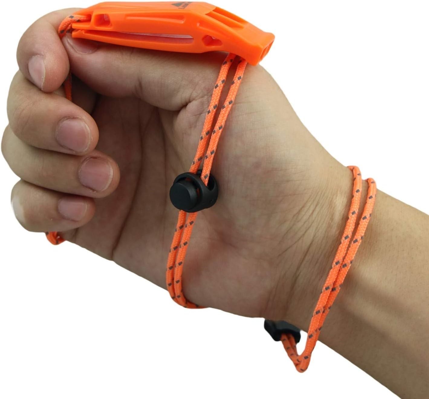 LuxoGear Emergency Whistles with Lanyard Safety Whistle Survival Shrill Loud