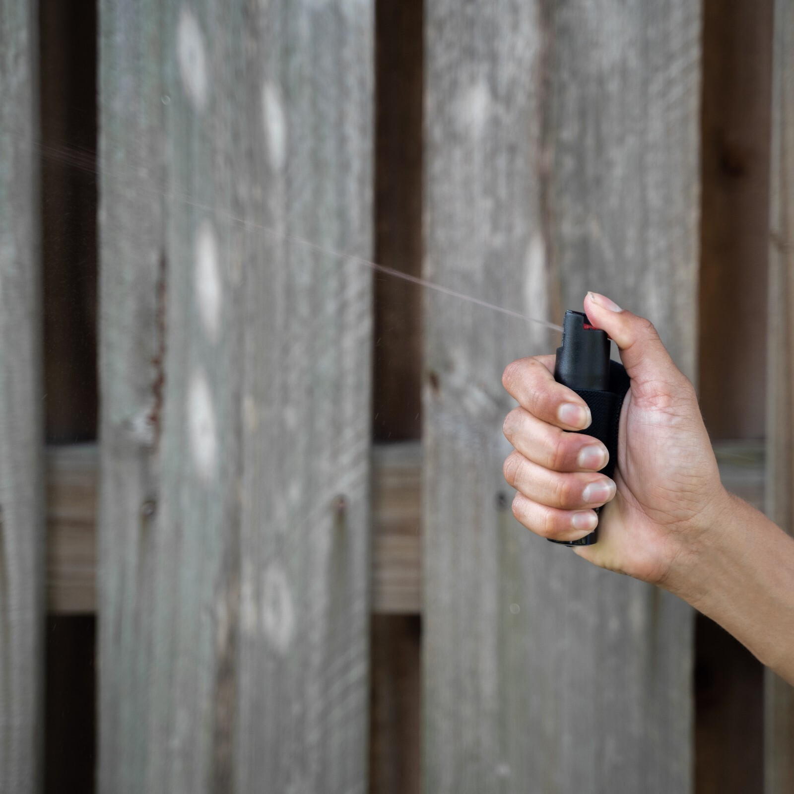 2 Police Magnum pepper spray .75oz Black Jogger Runner Defense Safety Protection