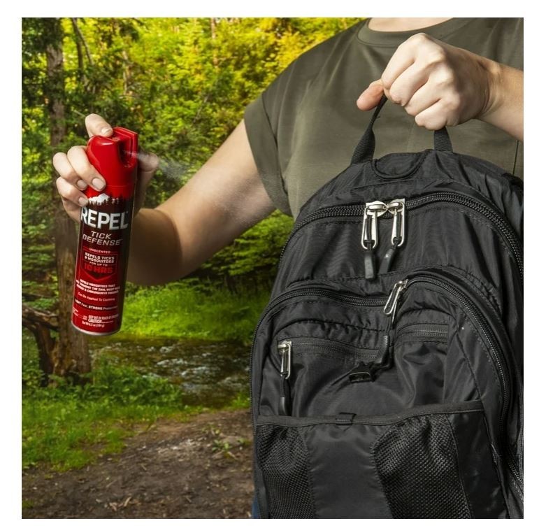 2 pack Repel Tick Defense Aerosol Insect Repellent w/ 15 Percent Picaridin, 6.