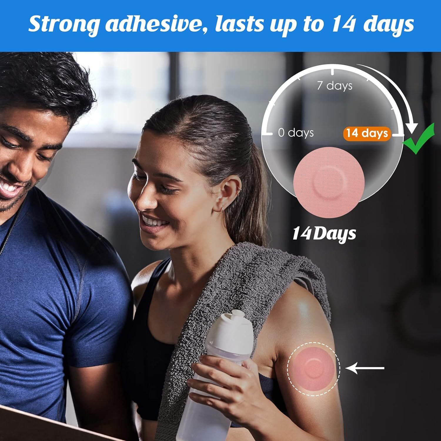 2-50 Packs For Freestyle Libre Sensor Covers Waterproof Adhesive Patches Sticker
