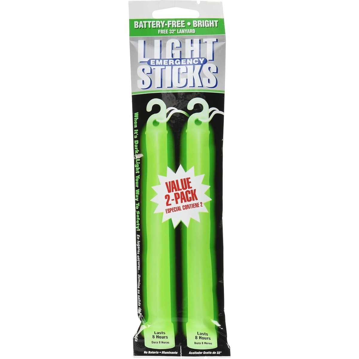 8-Hour Emergency Lighsticks for Survival Fishing Military Safety Glow Sticks